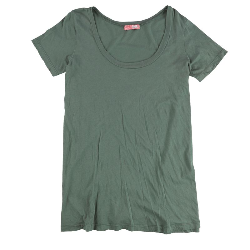 Lux Womens Solid Basic TShirt Nwt